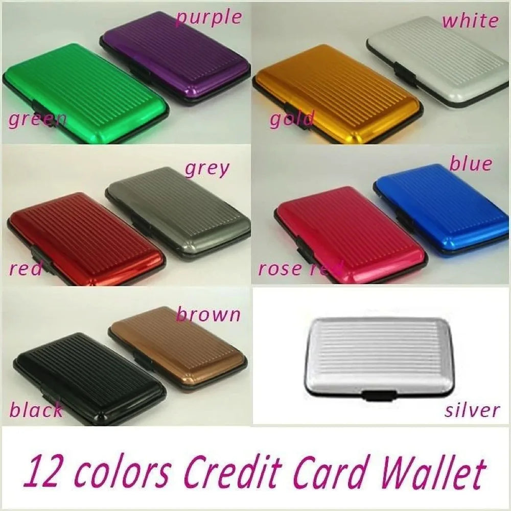 Slim Metal Card Wallet — Durable Protective Holder for Daily Use
