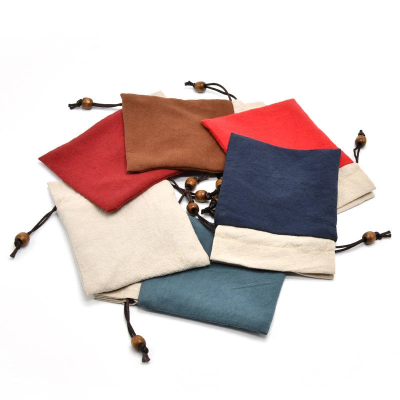 Cotton Drawstring Storage Bag — Small Jewelry & Gift Organizer