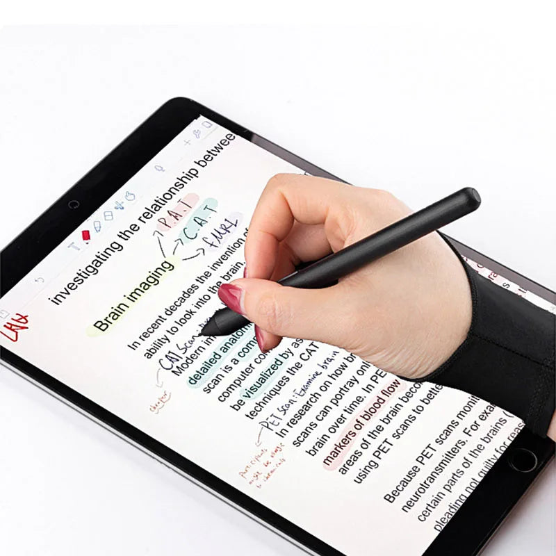 Digital Tablet Drawing Glove — Smooth Frictionless Surface for Artists
