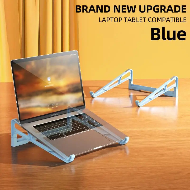 Adjustable Folding Laptop Stand — Portable Ergonomic Riser for Work and Travel