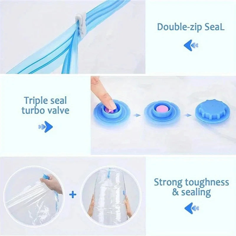 Vacuum Storage Bags — Space Saving Compression Organizers for Clothes