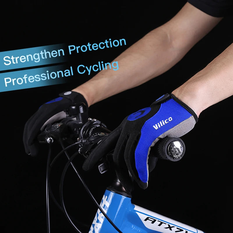 Kyncilor Sports Cycling Gloves — Breathable Non-Slip Full Finger Mitts