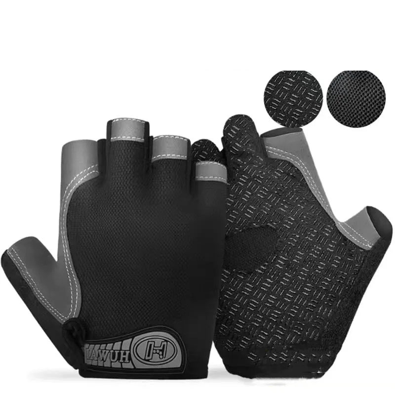 GAFASTWO Cycling Gloves — Breathable Shockproof Half Fingerless Mittens