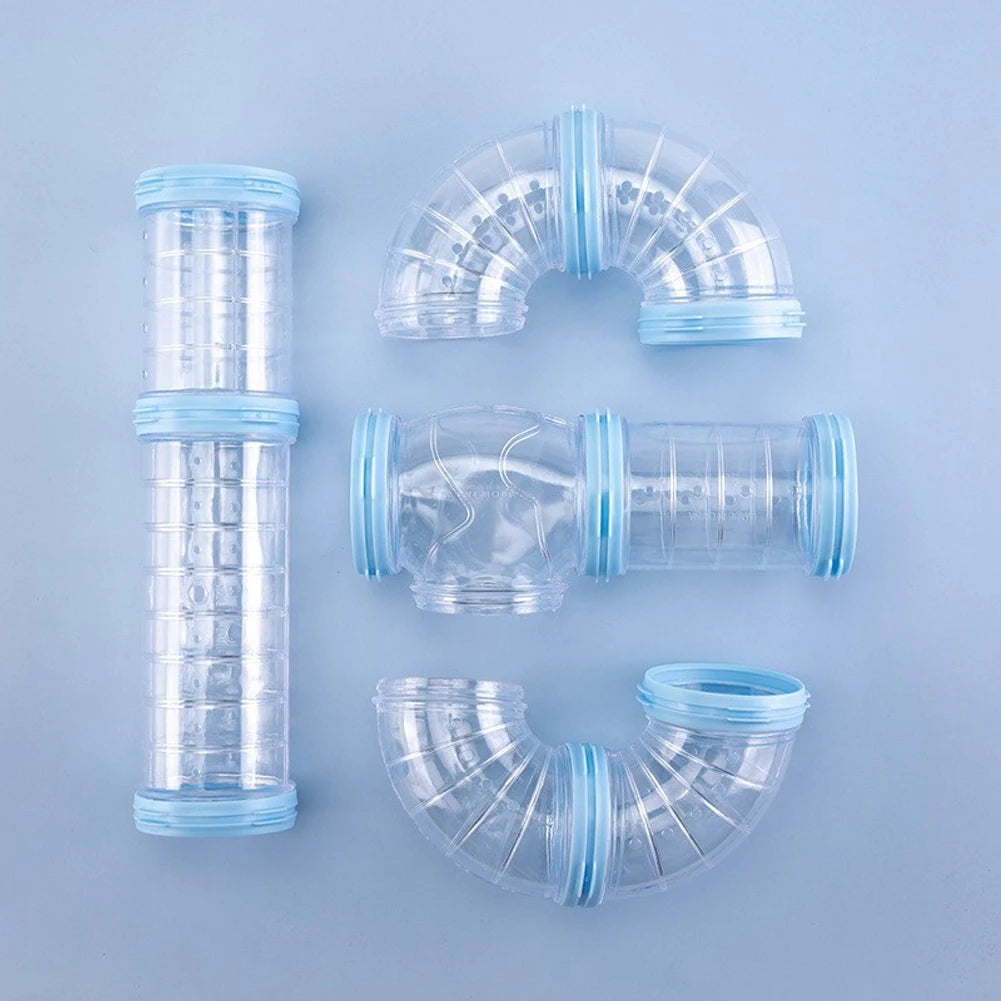 DIY Hamster Tunnel Maze Set — Customizable Pet Cage Pipeline Accessories