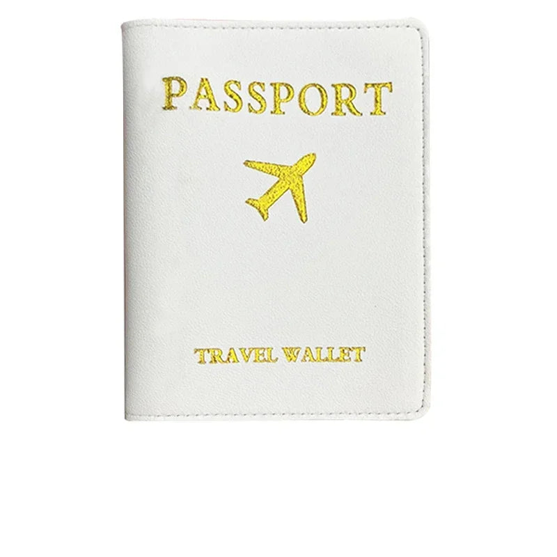 eTya PU Leather Luggage Tag & Passport Cover Set — Travel Identification Accessories