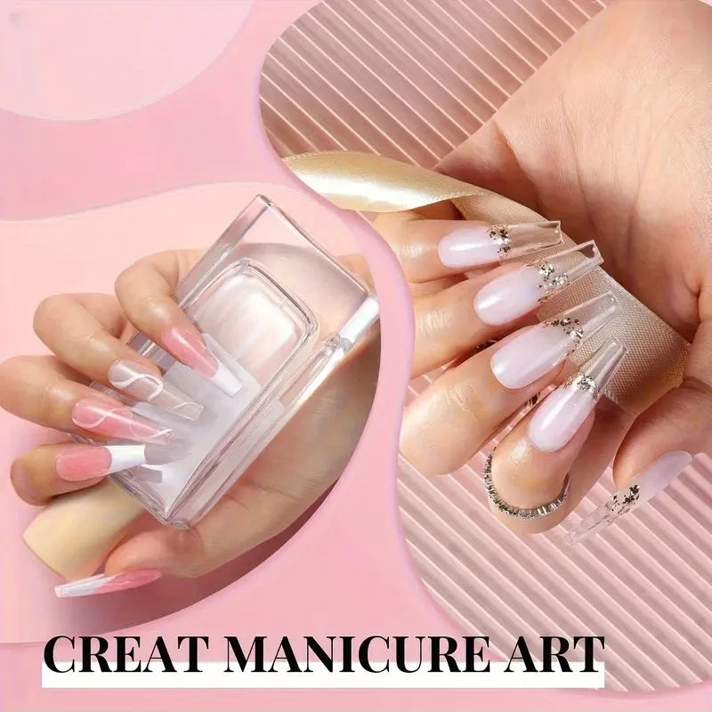 DUOLINGDAI Poly Extension Gel Nail Kit — 12 Shade DIY Starter Set