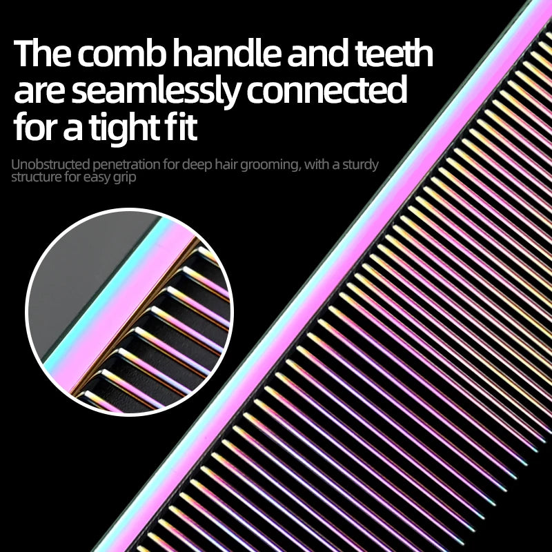Professional Pet Grooming Piano Comb — Knot Removal & De-Shedding Tool