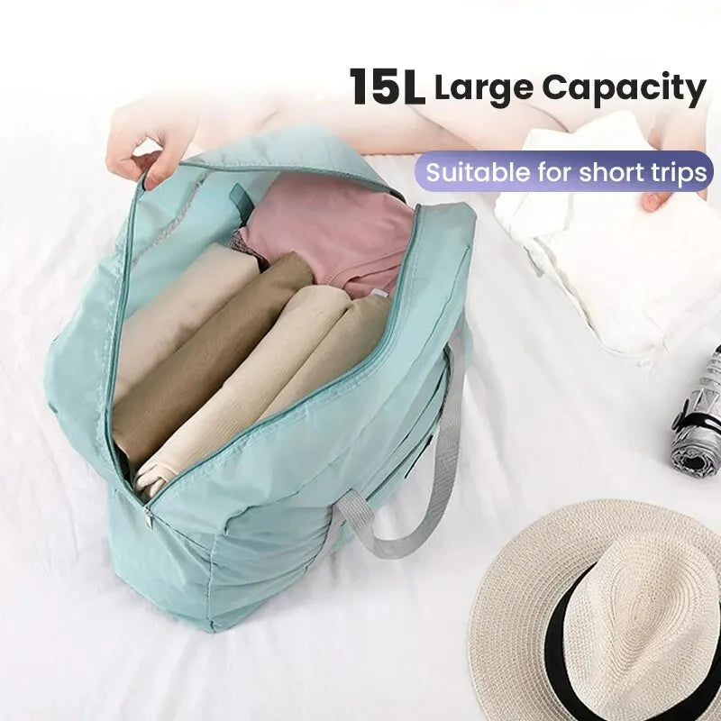 Foldable Travel Duffel Bag — Lightweight Carry On for Weekend Trips