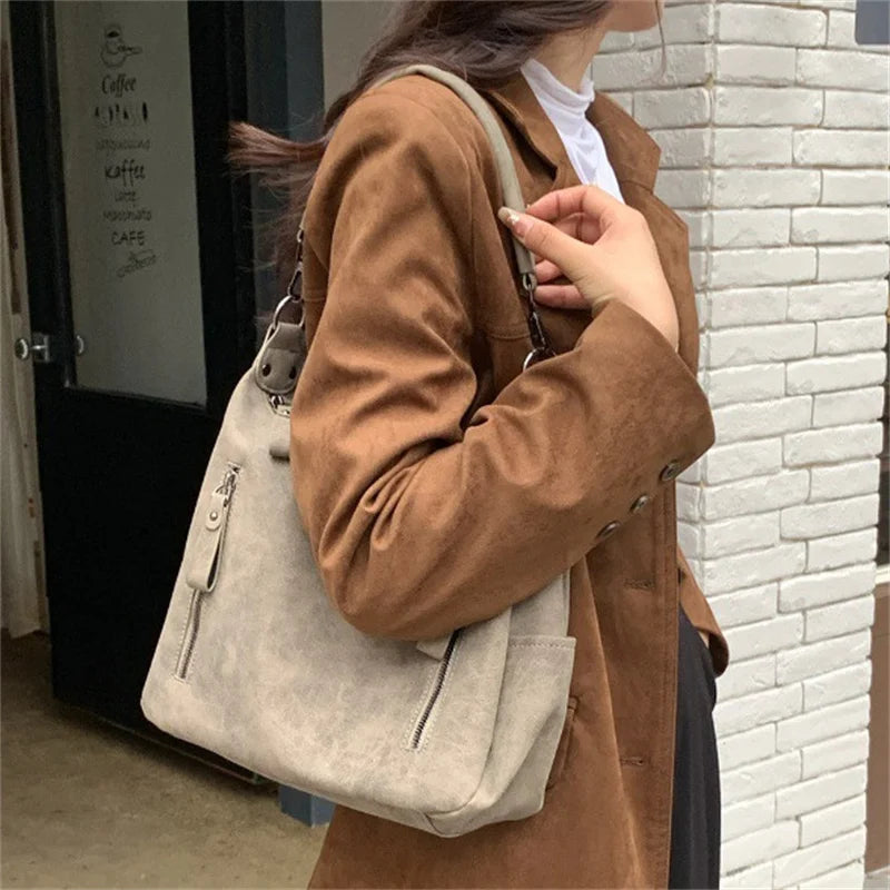 Yogodlns Women's Crossbody Bag — Large Capacity Matte PU Leather Purse