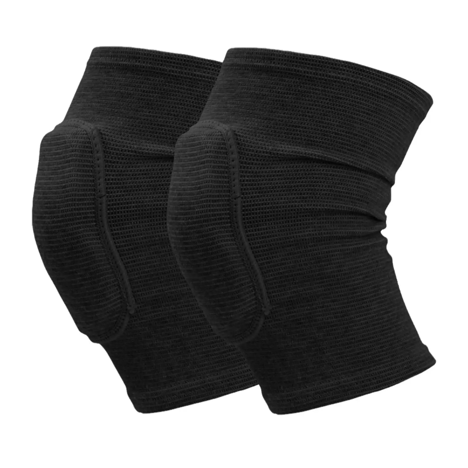 Compression Knee Pads — Elastic Support with Thickened Sponge Padding