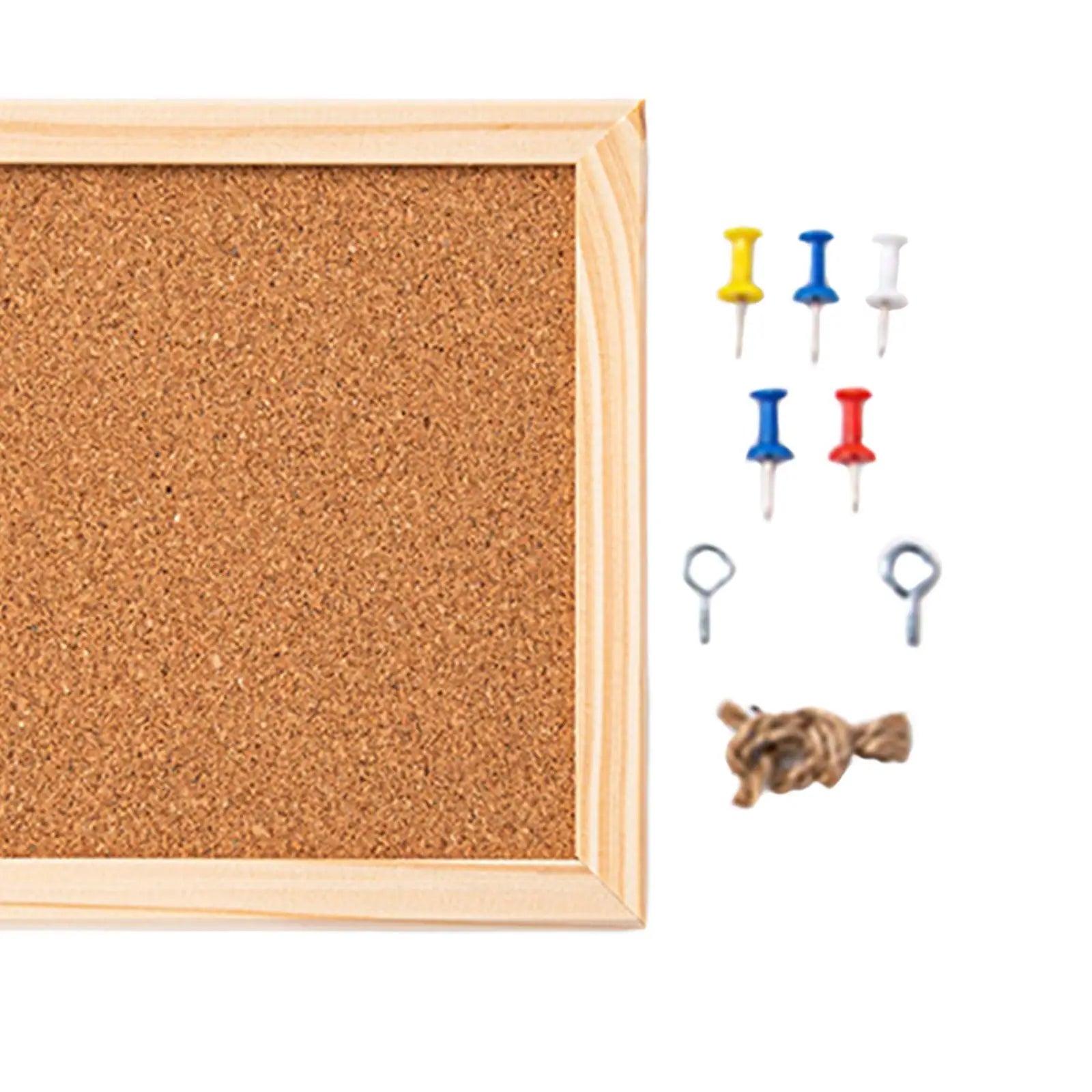 sharprepublic Cork Bulletin Board — Decorative Memo & Photo Display Board