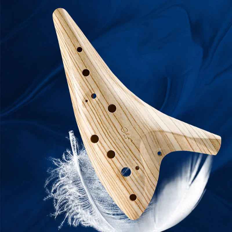 12-Hole Resin Ocarina — Beginner Friendly Musical Instrument, Ac Key