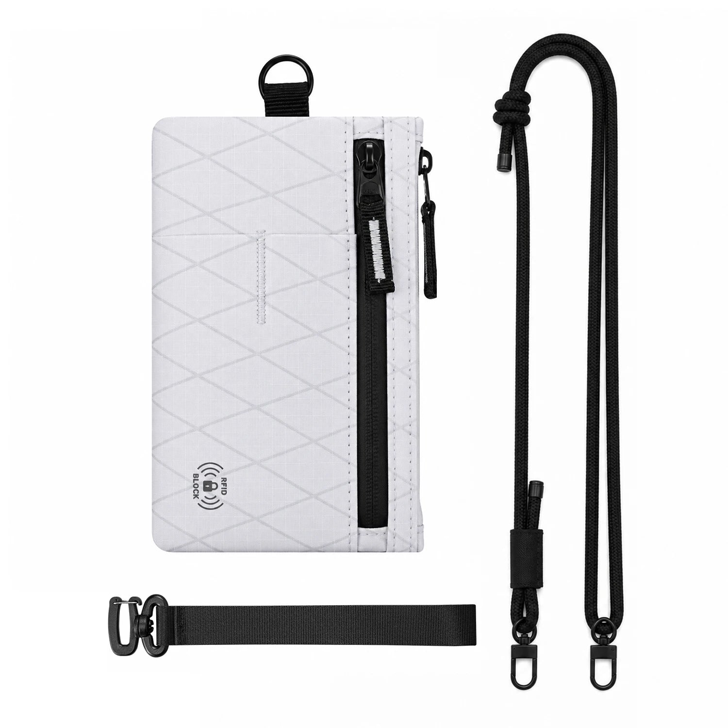 RFID Blocking Travel Wallet — Unisex Wrist Organizer & Clutch Bag