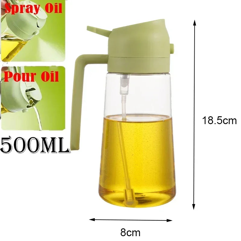 woobrice 2-in-1 Oil Sprayer — Dual Spray and Pour Kitchen Dispenser