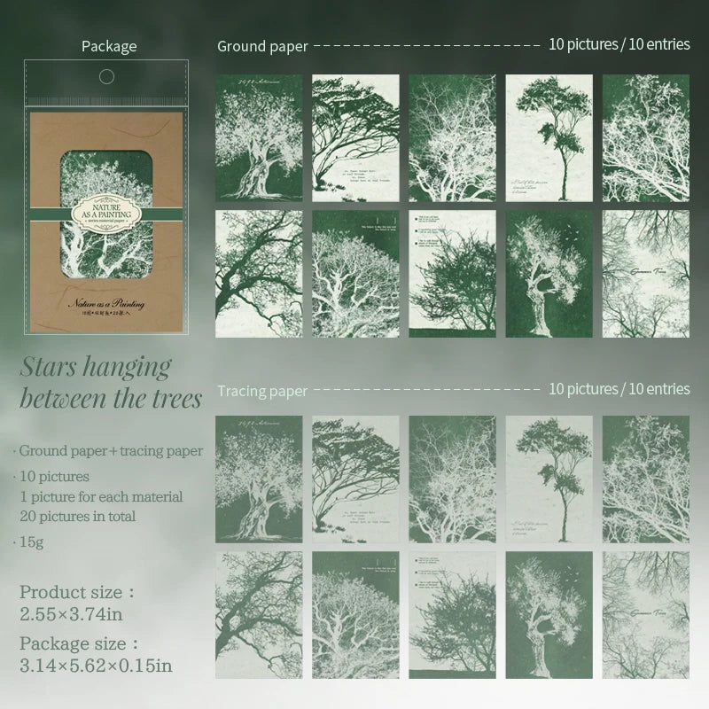 Vintage Scrapbook Paper Kit — 20 Sheets of Retro Collage Materials