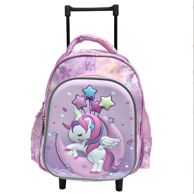 Kids Rolling School Backpack — Lightweight Wheeled Trolley Bag for Toddlers