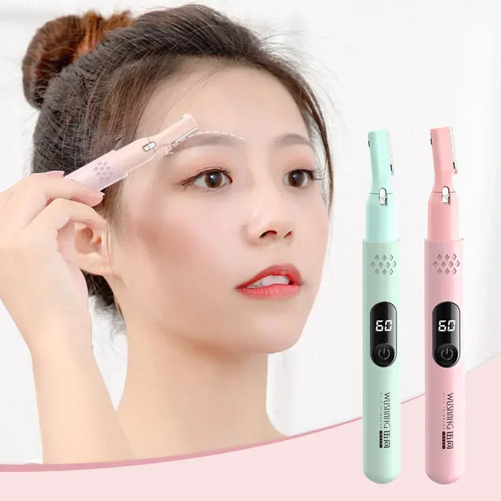 Portable Electric Eyebrow Trimmer — Multifunctional Facial Hair Remover