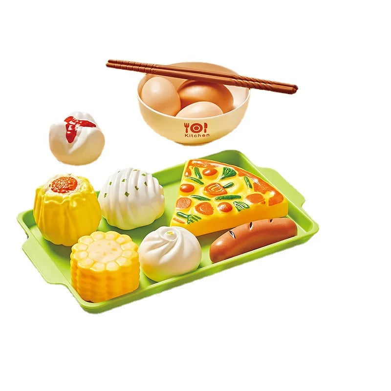 FoPcc Pretend Play Food Set — Simulation Kitchen Toy for Kids