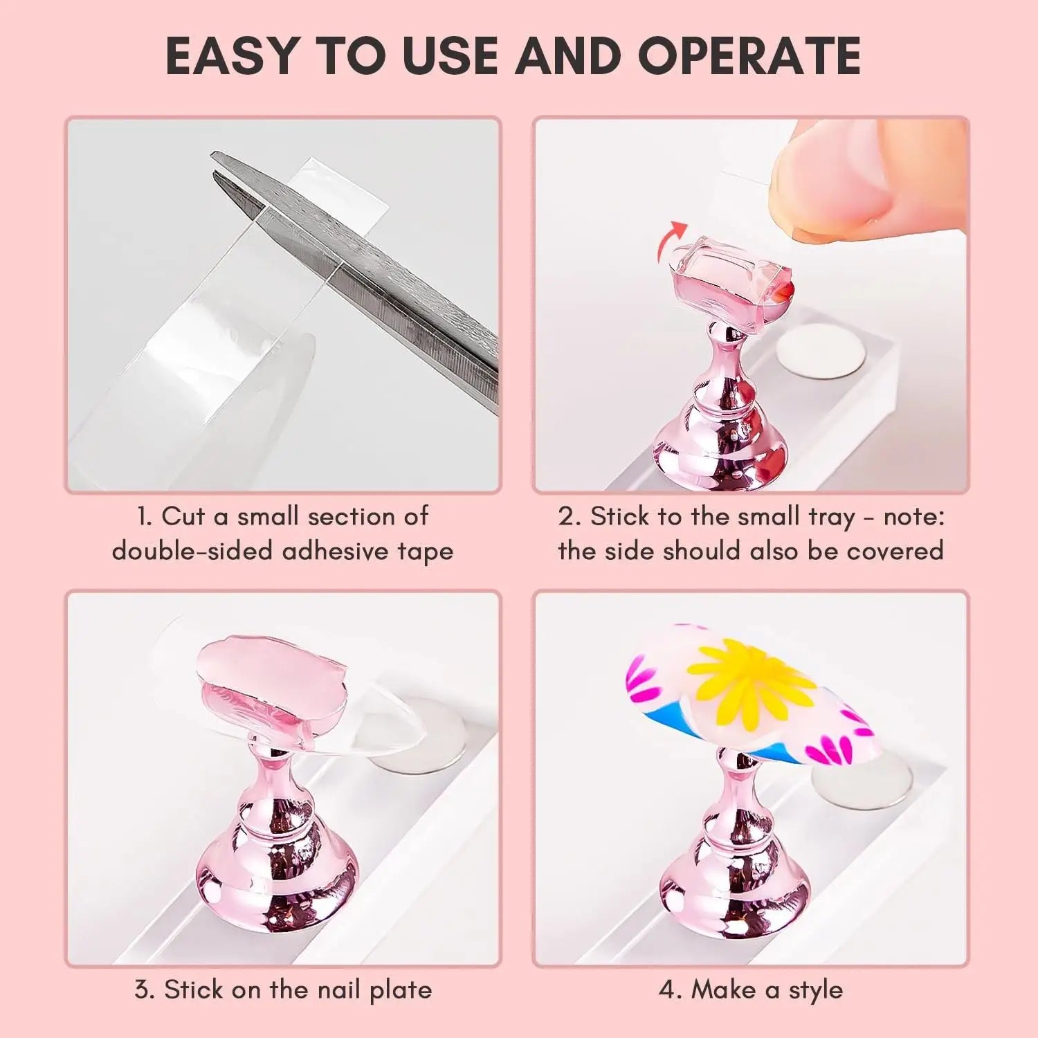 Professional Nail Art Tool Kit — 24 Piece Manicure Set with Brushes and Dotting Tools