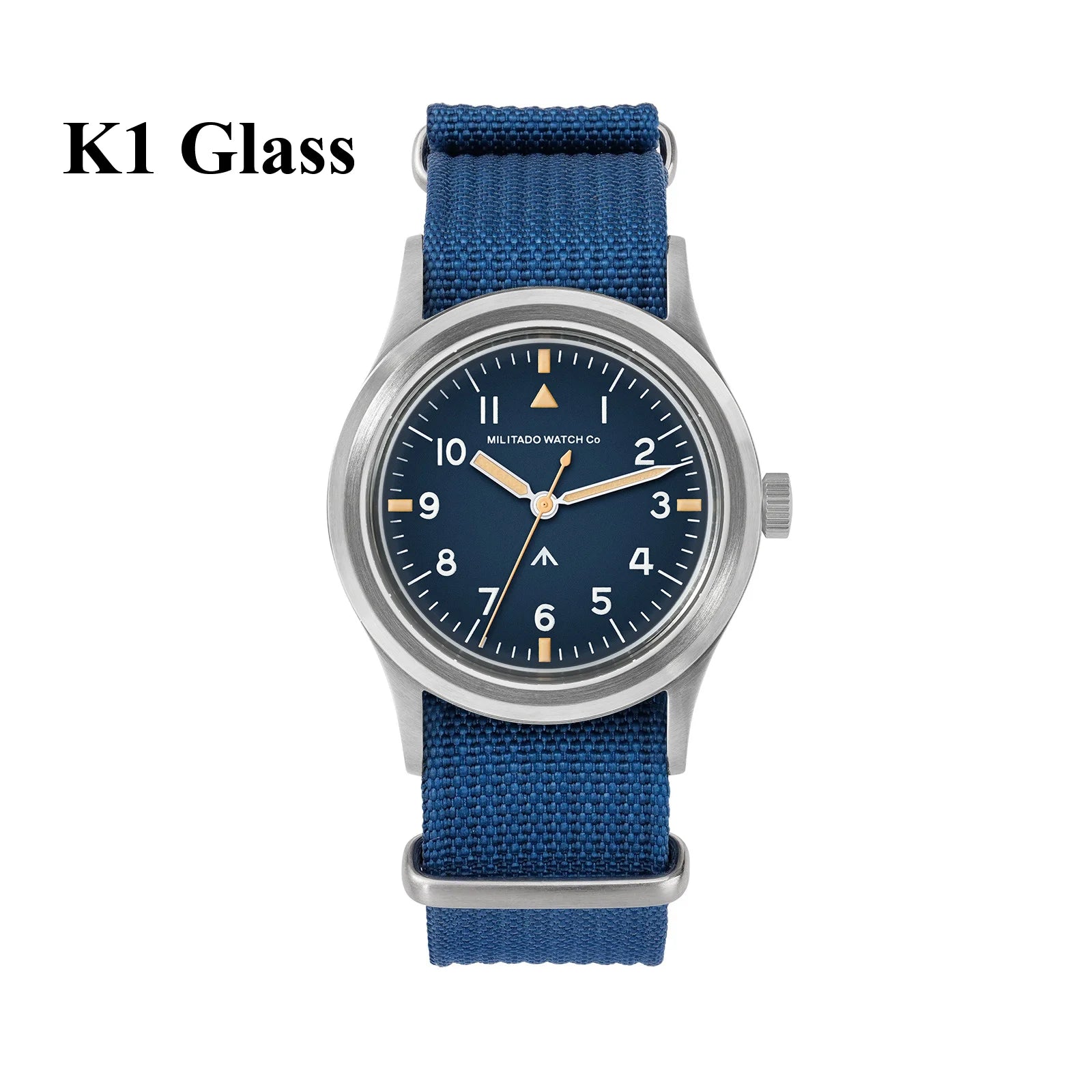 Militado ML14 36mm Military Watch — Sweep Second Quartz Movement