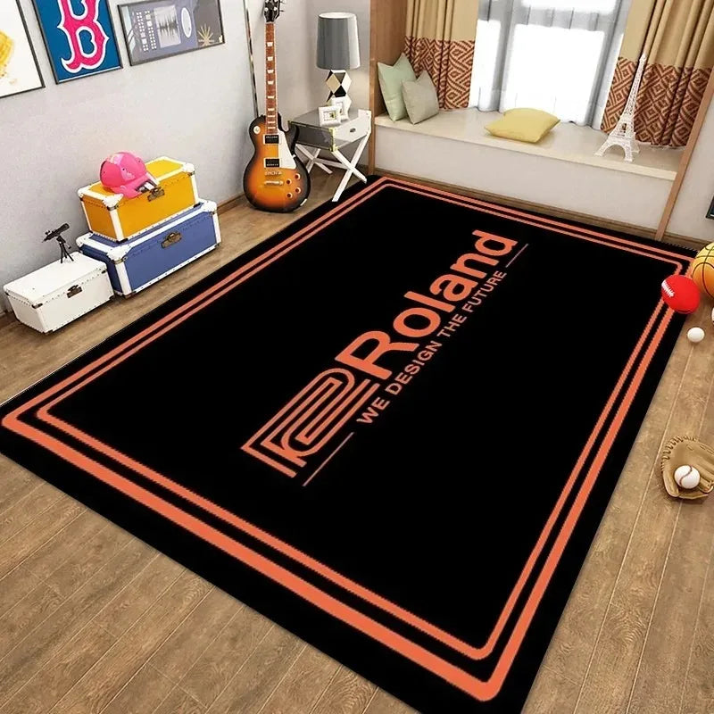 Vintage Kilim Style Drum Rug — Sound Absorbing Musical Floor Mat