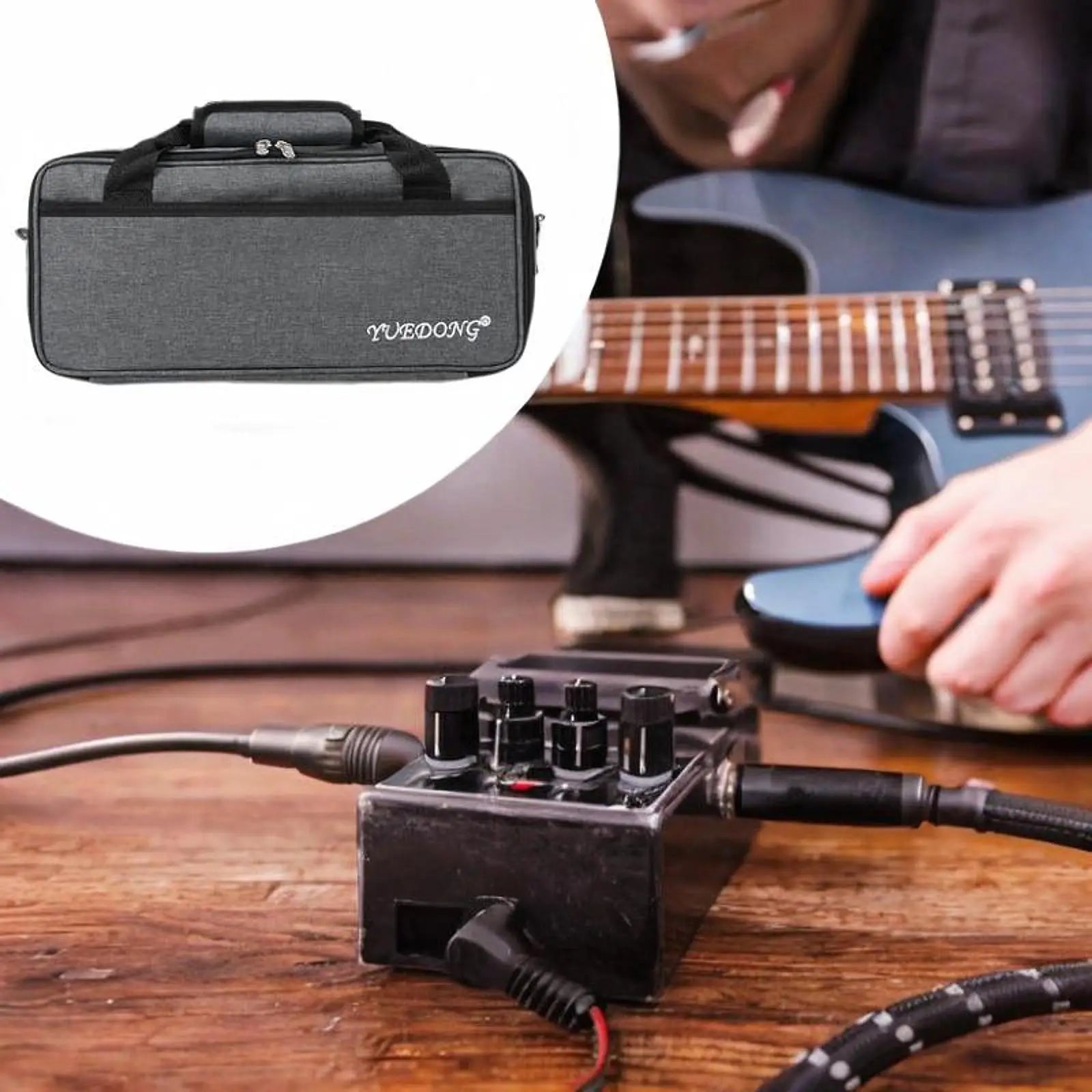 Effects Pedal Board Carry Case — Lightweight Oxford Cloth Gig Bag