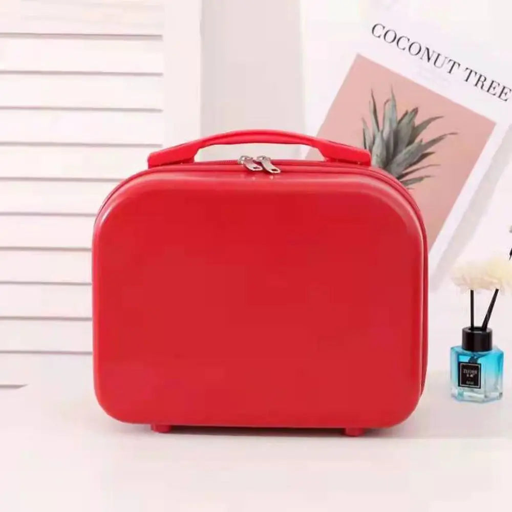 ISKYBOB Mini Carry On Suitcase — Compact Travel Luggage & Makeup Organizer
