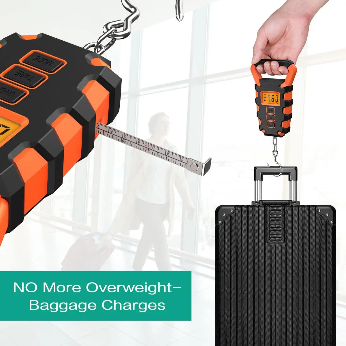 Digital Hanging Scale — High Precision Luggage & Fishing Tool