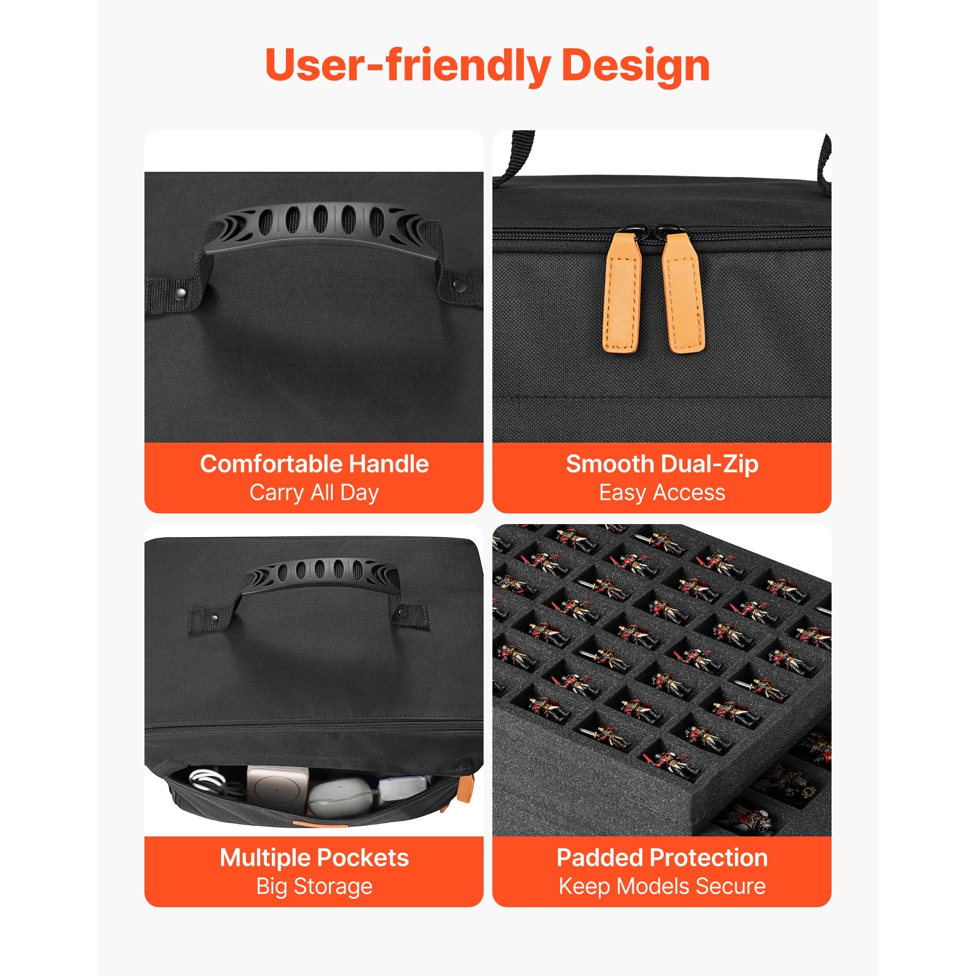 Miniature Transport Carrying Case — Protective Storage for Scale Models