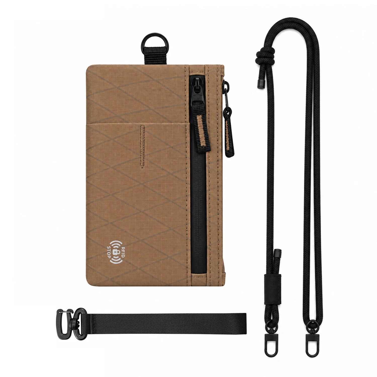 RFID Blocking Travel Wallet — Unisex Wrist Organizer & Clutch Bag