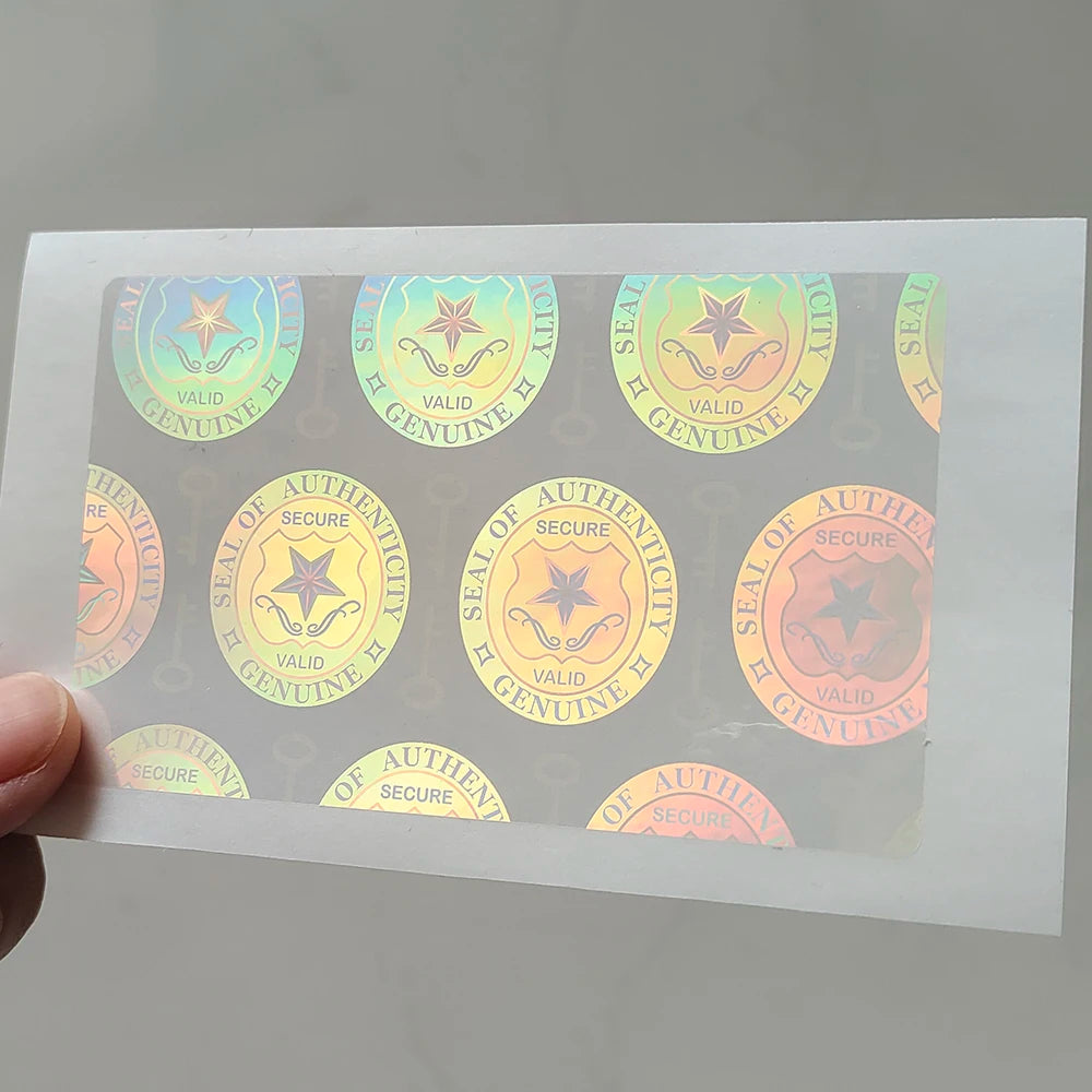 XMYLNG Holographic Decoration Stickers — Waterproof Clear Laser Labels