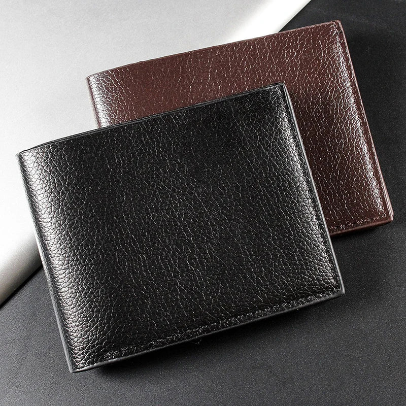 ZTBBAO Genuine Leather Men's Wallet — Slim Bifold Design for Daily Use