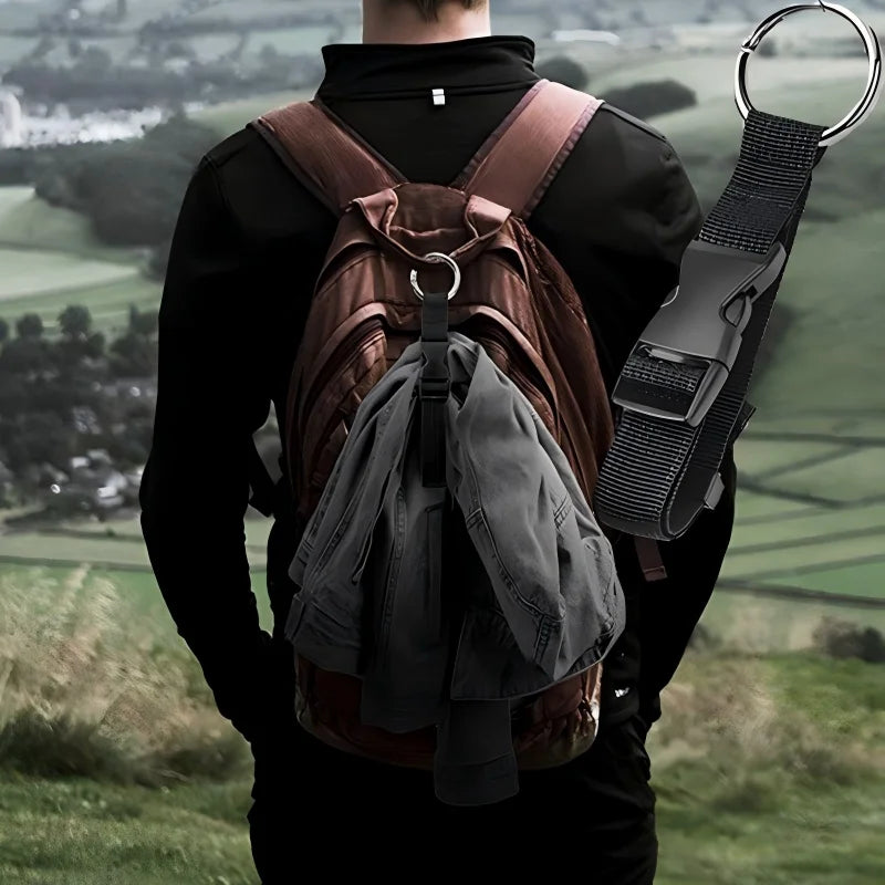 HOMEFISH Travel Luggage Fixed Strap — Portable Backpack & Jacket Holder