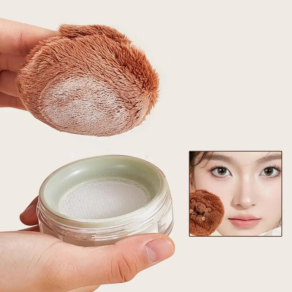Plush Flocking Powder Puff — Soft Makeup Applicator for Loose Powder