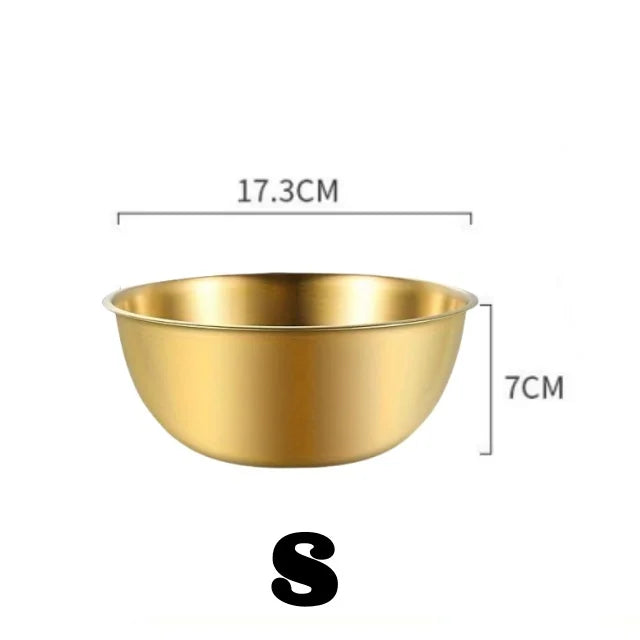 Stainless Steel Mixing Bowl Set — Versatile Kitchen Prep & Storage