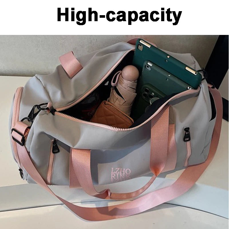Women's Travel Duffel Bag — Lightweight Weekend Overnight Tote