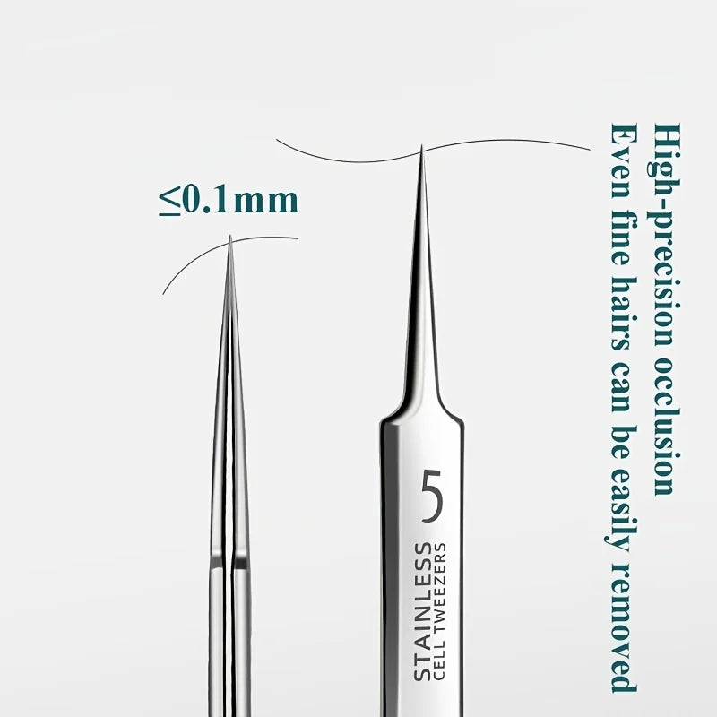 Liplns Blackhead Removal Tweezers — Stainless Steel Comedones Extractor