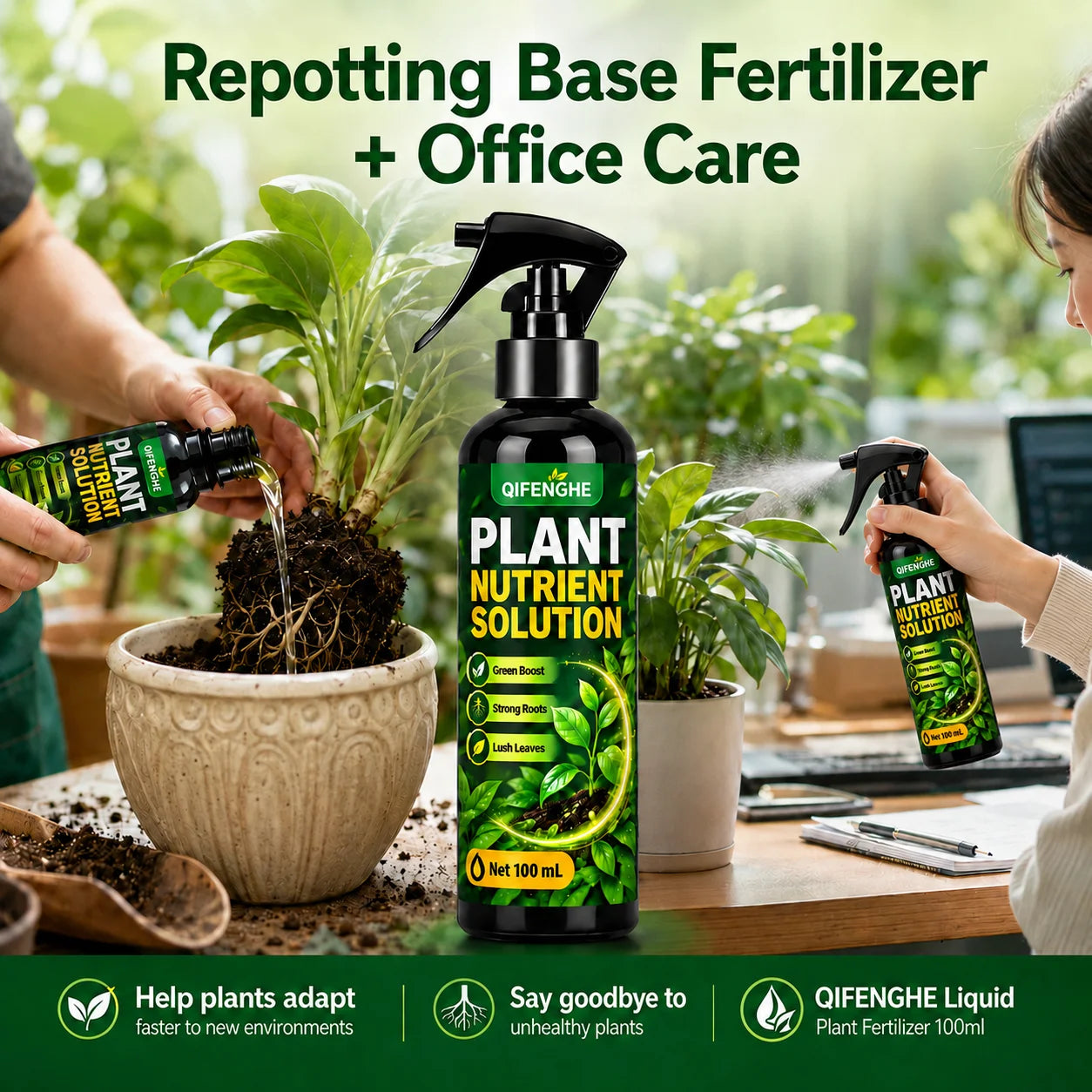 All-Purpose Plant Food Liquid Drops — Nutrient Solution for Roots and Stems