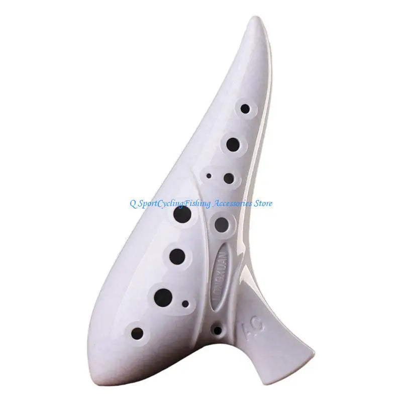 12 Hole Ceramic Ocarina — Musical Wind Instrument for Beginners