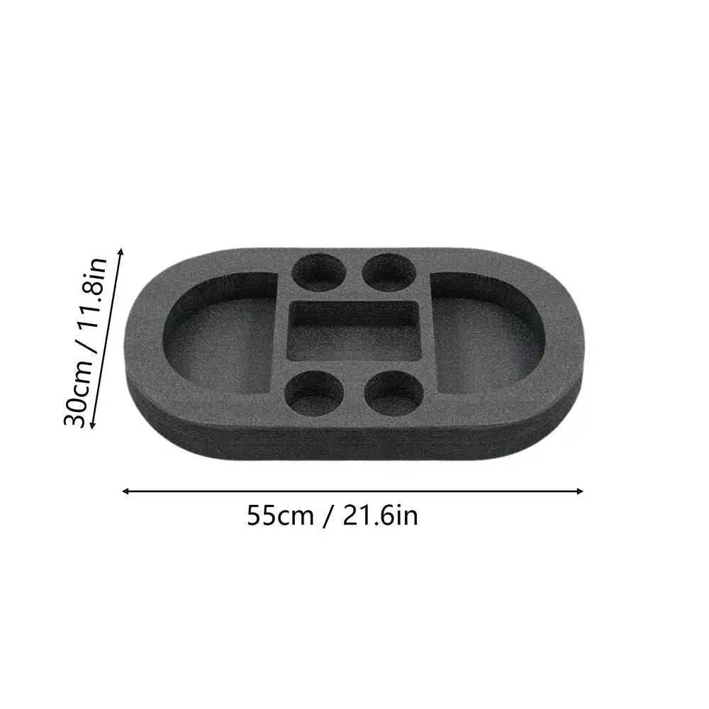 Floating Pool Drink Holder — Portable Snack and Beverage Tray