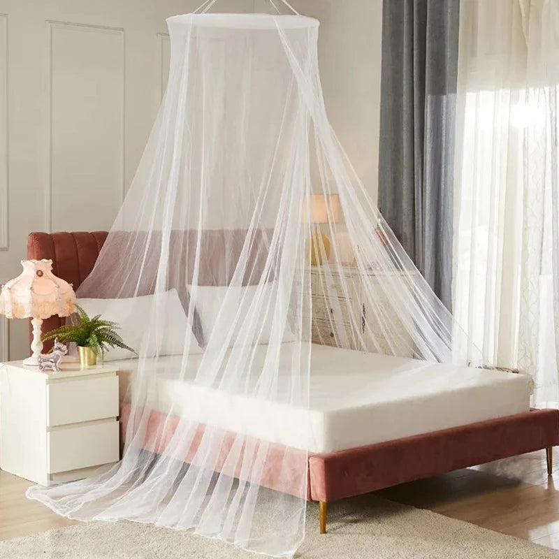 Large Dome Mosquito Net — Hanging Bed Canopy for Home and Camping