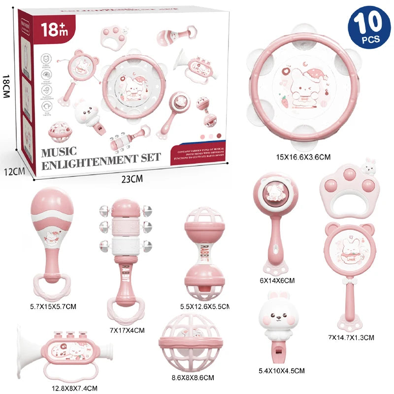 Brozebra Baby Musical Instrument Set — Montessori Sensory Learning Toy