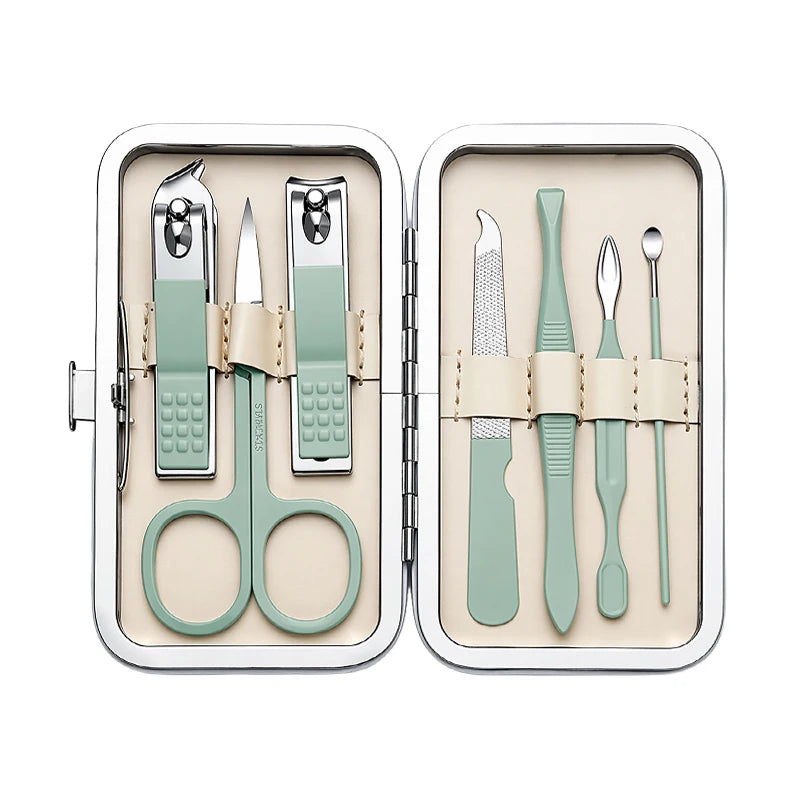 LGRAMER 7-Piece Nail Clipper Set — Professional Manicure & Pedicure Kit