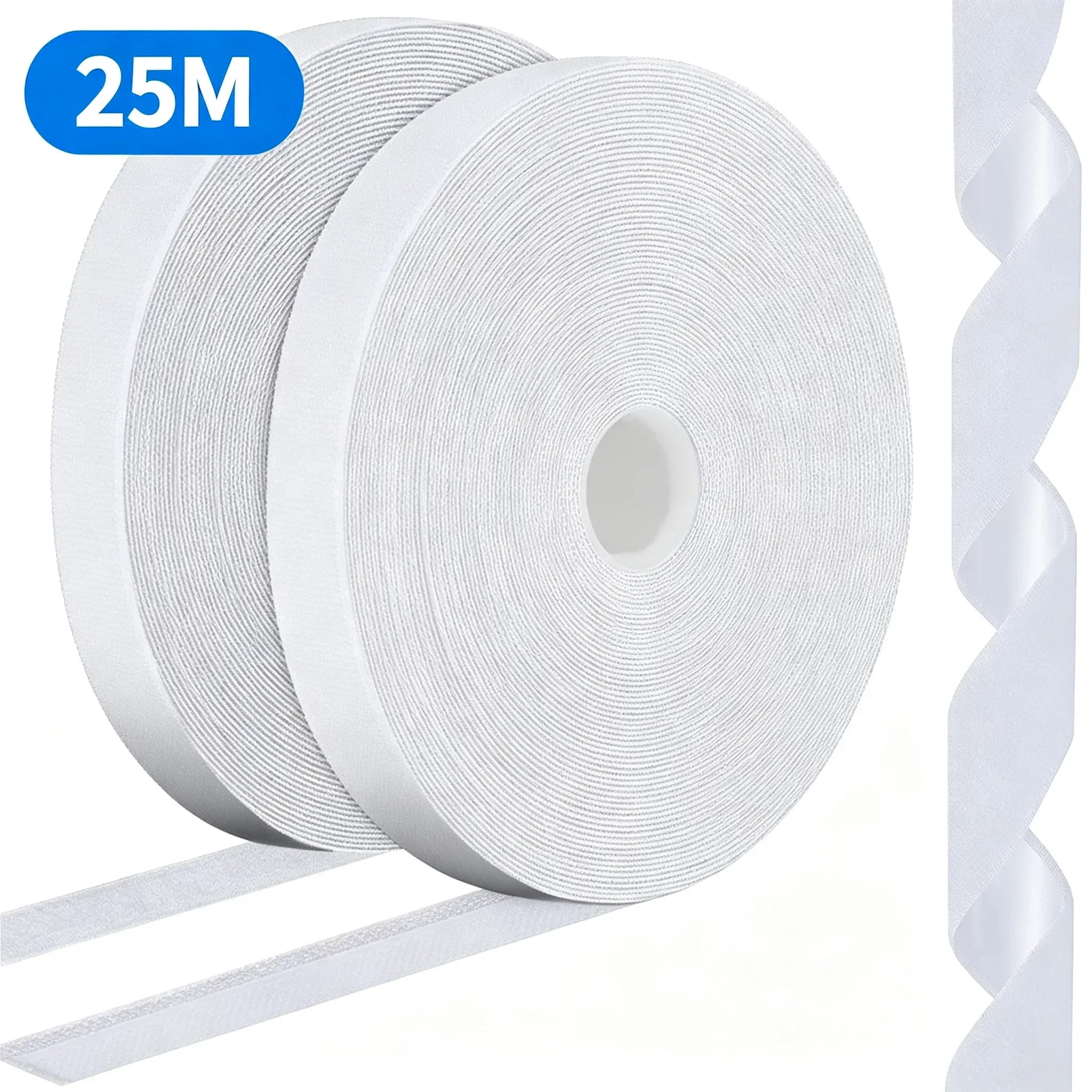 Self-Adhesive Hook and Loop Fastener Roll — Versatile Double-Sided Magic Tape