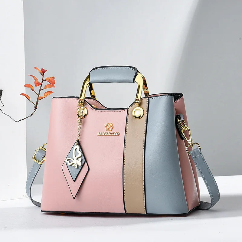 YNMY Fashion Cat Satchel — Stylish Top Handle Shoulder Bag for Women