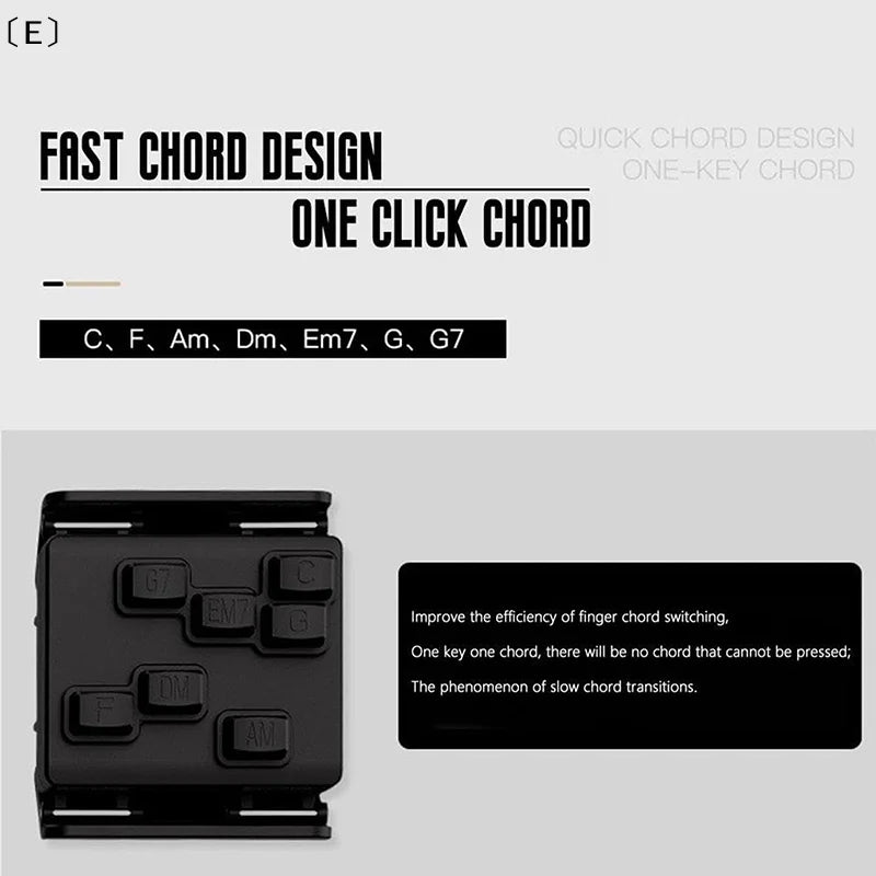 Ukulele Chord Presser Trainer — Beginner Chord Learning Tool