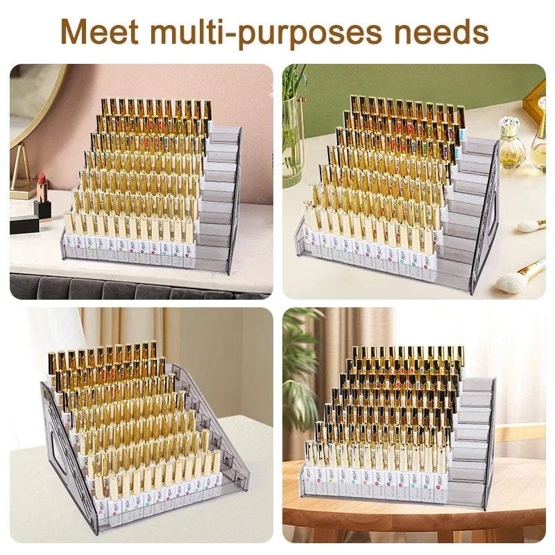 Acrylic Nail Polish Display Organizer — Multi-Layer Cosmetic & Jewelry Rack