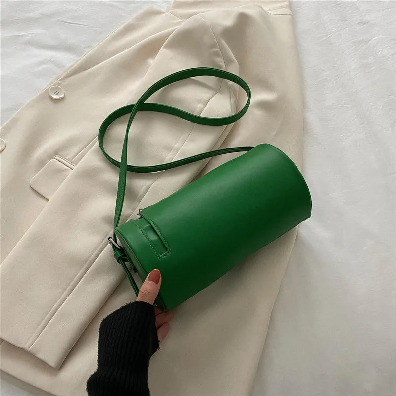 Women's Round Crossbody Bag — Elegant Single Shoulder Purse