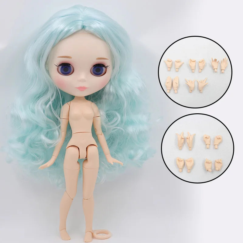 DBS 1/6 BJD Fashion Doll — White Skin Jointed Body for Customization