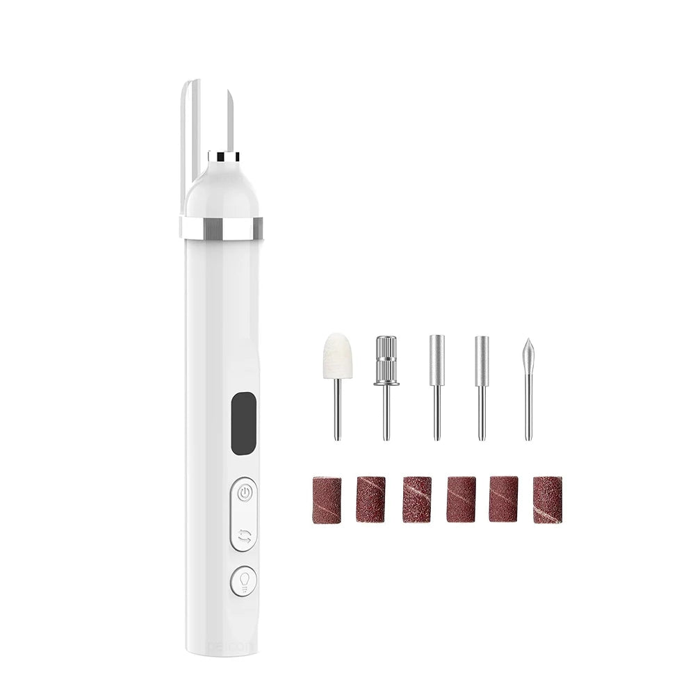 PEICON Electric Nail Drill Machine — Professional Manicure Kit with UV Lamp